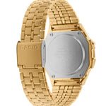 Casio Vintage A171WEG-9AEF digital unisexklocka med guld urtavla och armband i rostfritt stål