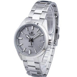 Casio Edifice EFV-100D-8AVUEF analog herrklocka med silver urtavla och armband i rostfritt stål