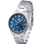 Casio Edifice EFV-150D-2AVUEF analog herrklocka med blå urtavla och armband i rostfritt stål
