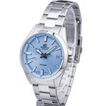 Casio Edifice EFV-100D-2BVUEF analog herrklocka med blå urtavla och armband i rostfritt stål