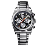 Casio Edifice Chronograph EFB-730D-1AVUEF analog herrklocka med svart urtavla och armband i rostfritt stål