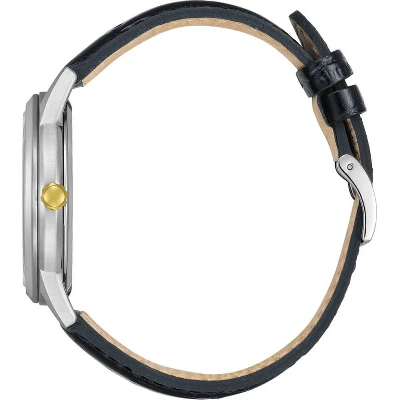 Citizen Eco Drive Solar AW1784-16E analog herrklocka med svart urtavla och armband i rostfritt stål