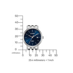 Citizen Sport Quarz EU6090-54L analog damklocka med blå urtavla och armband i rostfritt stål