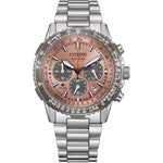 Citizen Promaster Sky CA4664-60X analog herrklocka med brun urtavla och armband i rostfritt stål