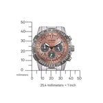 Citizen Promaster Sky CA4664-60X analog herrklocka med brun urtavla och armband i rostfritt stål