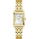 Bulova Sutton 97L177 analog damklocka med vit urtavla och armband i rostfritt stål