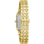 Bulova Sutton 97L177 analog damklocka med vit urtavla och armband i rostfritt stål