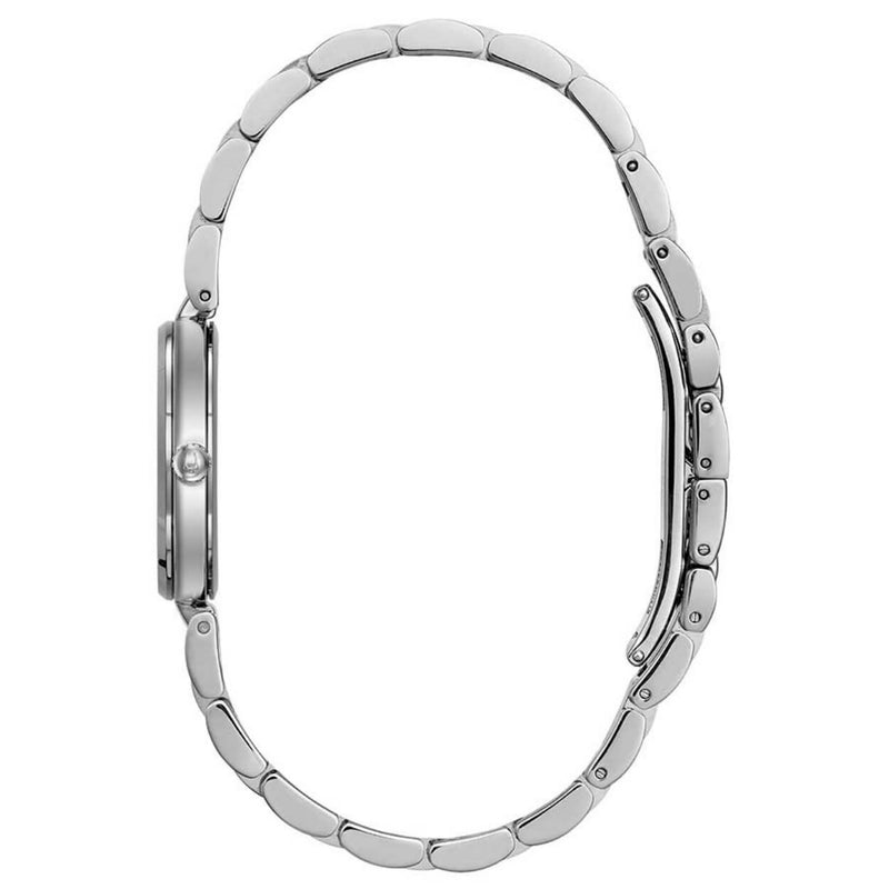 Bulova Bracelet 96L229 analog damklocka med pärlemor urtavla och armband i rostfritt stål
