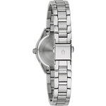 Bulova Sutton 96P250 analog damklocka med blå urtavla och armband i rostfritt stål