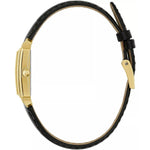 Bulova Sutton Rectangle 97P166 analog damklocka med vit urtavla och armband i läder