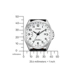 Citizen Eco-Drive Radio Controlled CB0250-17A analog herrklocka med vit urtavla och armband i läder