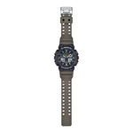 Casio G-Shock GA-100TU-1A3ER ana-digi herrklocka med svart urtavla och armband i resin