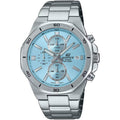 Casio Edifice EFV-640D-2BVUEF analog herrklocka med blå urtavla och armband i rostfritt stål