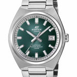Casio Edifice EFB-109D-3AVEF analog herrklocka med grön urtavla och armband i rostfritt stål