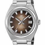 Casio Edifice EFB-109D-5AVEF analog herrklocka med brun urtavla och armband i rostfritt stål