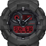 Casio G-Shock GA-700BBR-1AER ana-digi unisexklocka med svart urtavla och armband i resin