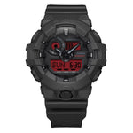 Casio G-Shock GA-700BBR-1AER ana-digi unisexklocka med svart urtavla och armband i resin