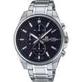 Casio Edifice Chronograph EFV-610D-1AVUEF analog herrklocka med svart urtavla och armband i rostfritt stål