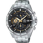 Casio Edifice Chronograph EFR-556D-1AVUEF analog herrklocka med grå urtavla och armband i rostfritt stål