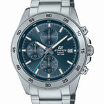 Casio Edifice Chronograph EFR-526D-2AVUEF analog herrklocka med blå urtavla och armband i rostfritt stål
