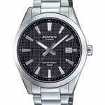 Casio Edifice EFV-160D-1AVEF analog herrklocka med svart urtavla och armband i rostfritt stål