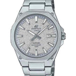 Casio Edifice EFR-S108DE-8AVUEF analog herrklocka med silver urtavla och armband i rostfritt stål