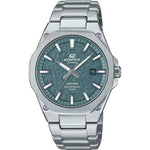 Casio Edifice EFR-S108DE-3AVUEF analog herrklocka med mörk grön urtavla och armband i rostfritt stål