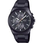Casio Edifice Chronograph EFS-S650DC-1AEF analog herrklocka med svart urtavla och armband i rostfritt stål