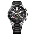 Casio Edifice EQB-2000DC-1AER analog herrklocka med svart urtavla och armband i rostfritt stål