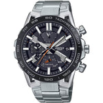 Casio Edifice EQB-2000DB-1AER analog herrklocka med svart urtavla och armband i rostfritt stål