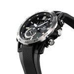 Casio Edifice ECB-40P-1AEF ana-digi herrklocka med svart urtavla och armband i resin