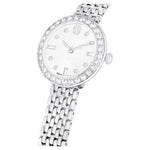 Swarovski Matrix Tennis 7-Link 5673022 analog damklocka med silver urtavla och armband i rostfritt stål