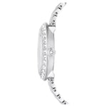 Swarovski Matrix Tennis 7-Link 5673022 analog damklocka med silver urtavla och armband i rostfritt stål