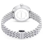 Swarovski Matrix Tennis 7-Link 5673022 analog damklocka med silver urtavla och armband i rostfritt stål