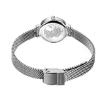 Bering Classic 11022-004 analog damklocka med vit urtavla och armband i mesh