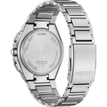 Citizen Promaster Sky AT8398-53X analog herrklocka med grön urtavla och armband i titan