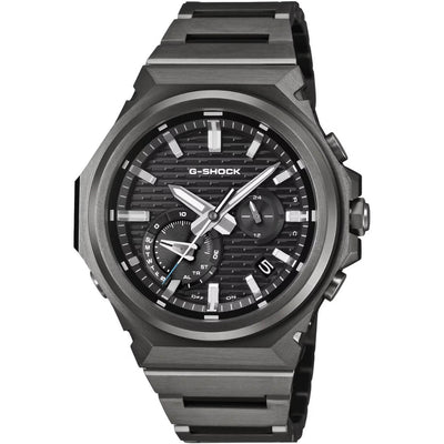 Casio G-Shock G-Steel GST-B1000BD-1AER analog herrklocka med svart urtavla och armband i rostfritt stål