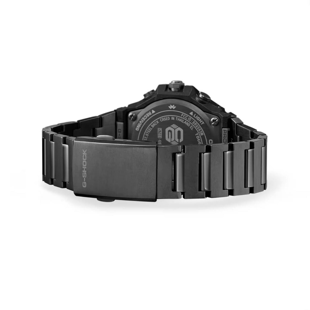 Casio G-Shock G-Steel GST-B1000BD-1AER analog herrklocka med svart urtavla och armband i rostfritt stål