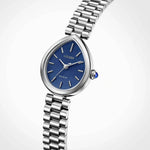 Citizen L Rainell EM1201-52L analog damklocka med blå urtavla och armband i rostfritt stål