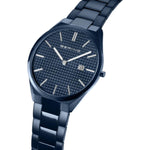 Bering Ultra Slim 17240-797 analog herrklocka med blå urtavla och armband i rostfritt stål
