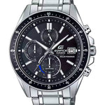 Casio Edifice EFS-S510D-1AVUEF analog herrklocka med svart urtavla och armband i rostfritt stål