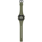 Casio Timeless W-738H-3AVEF digital herrklocka med svart urtavla och armband i resin