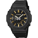 Casio G-shock GA-2100LXB-1A9ER analog herrklocka med svart urtavla och armband i resin