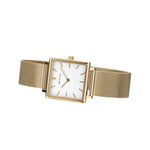 Bering Classic 18226-334 analog damklocka med vit urtavla och armband i mesh
