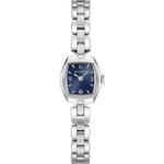 Bulova Goddess Of Time 96L361 analog damklocka med blå urtavla och armband i rostfritt stål