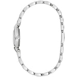 Bulova Goddess Of Time 96L361 analog damklocka med blå urtavla och armband i rostfritt stål