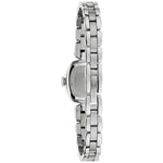 Bulova Goddess Of Time 96L361 analog damklocka med blå urtavla och armband i rostfritt stål