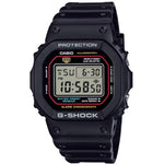 Casio G-Shock Digital DW-5600RL-1ER digital herrklocka med svart urtavla och armband i resin
