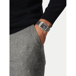 Casio Timeless MTP-B215D-1AVER analog unisexklocka med svart urtavla och armband i rostfritt stål