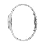 Bulova Surveyor 96M162 analog damklocka med silver urtavla och armband i rostfritt stål